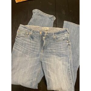 REAL Denim High Rise Bootcut Jeans Light Wash Women Size 31R